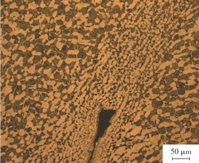 飛機發動機用鈦合金鍛件裂紋分析